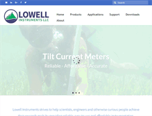 Tablet Screenshot of lowellinstruments.com